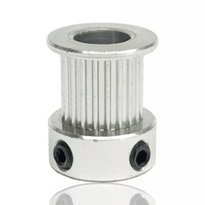 Polia Sincronizadora Dentada para GT2 (20 Dentes - Furo de 8mm - Largura de 9mm - Voron) - AIMSOAR