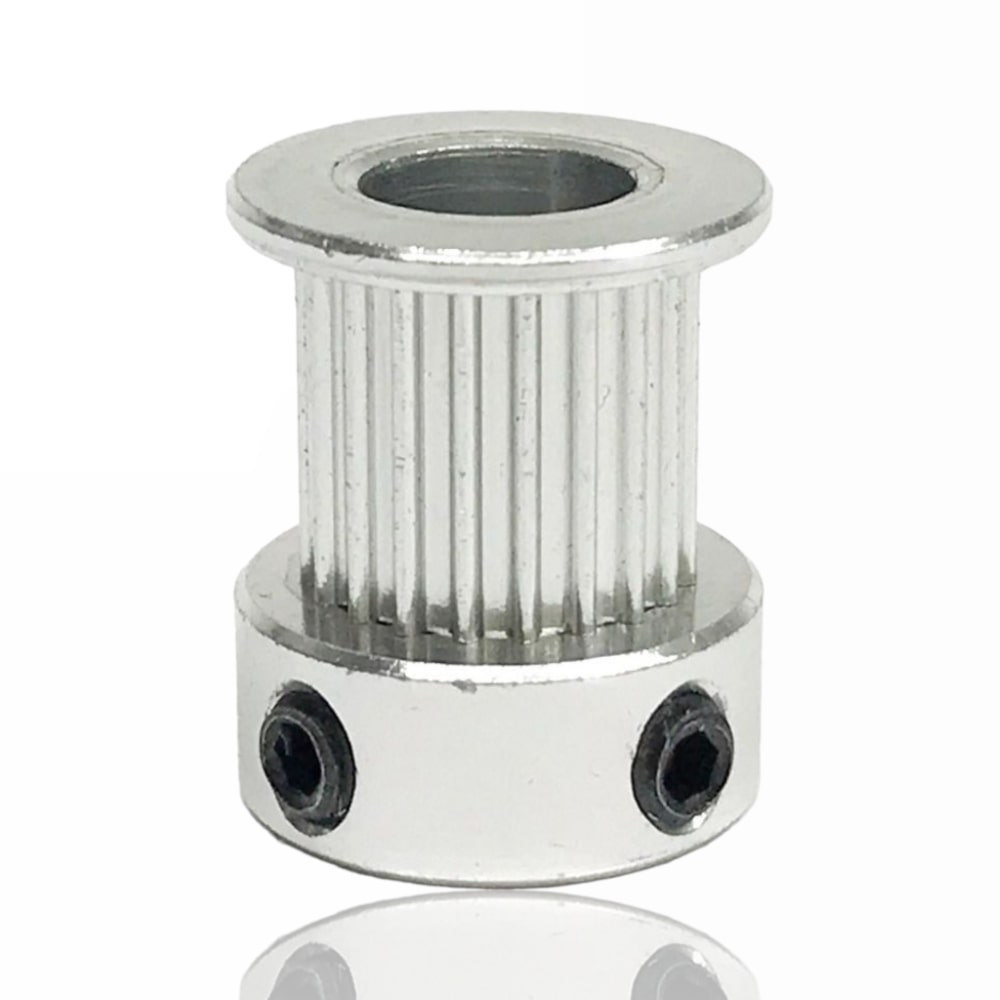 Polia Sincronizadora Dentada para GT2 (20 Dentes - Furo de 8mm - Largura de 9mm - Voron) - AIMSOAR