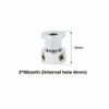 Polia para Correia GT2 16 Dentes 14mm 6mm Furo Alumínio ( GT2 timing belt pulley) - AIMSOAR