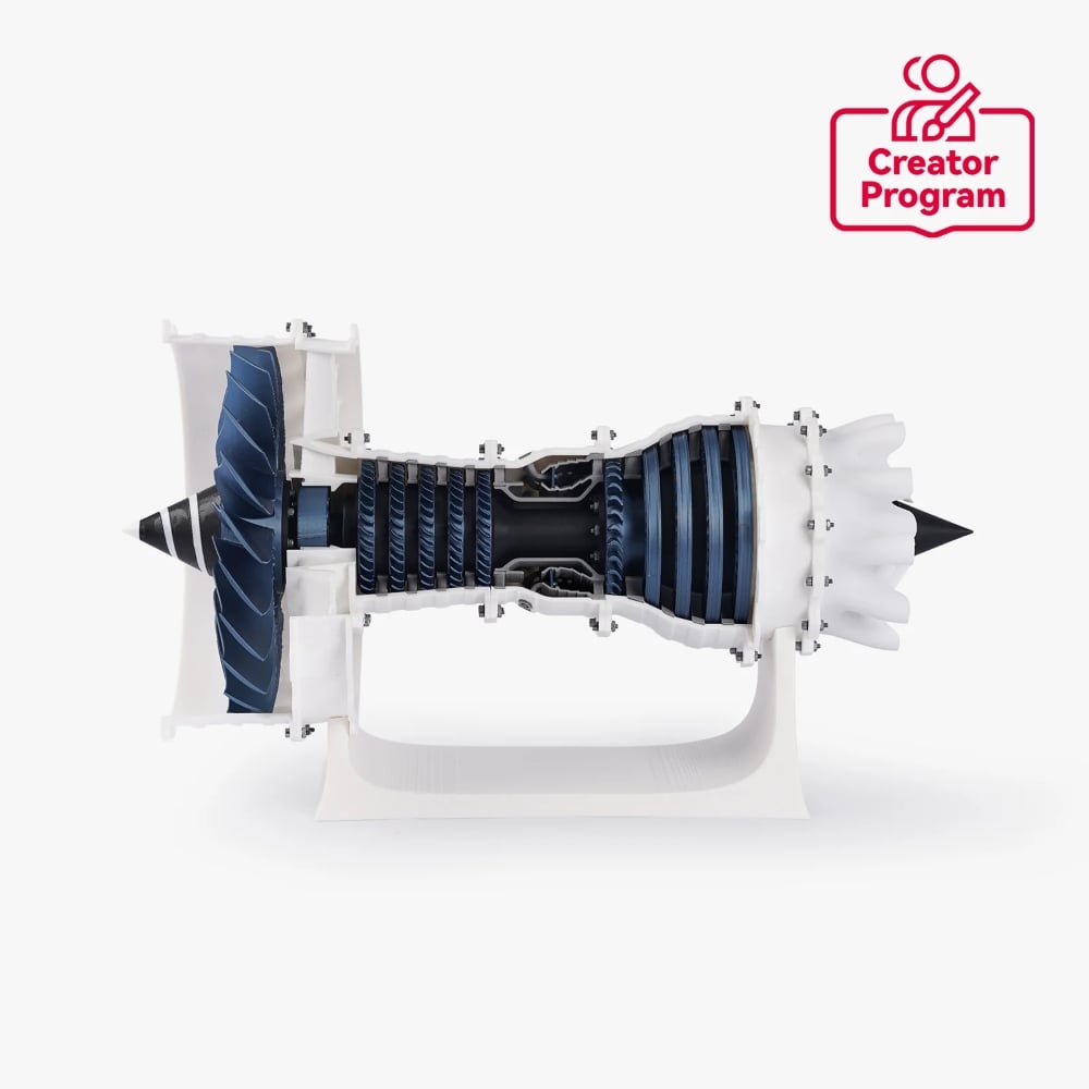 Jet Engine Model Components Kit 006 - Bambu Lab