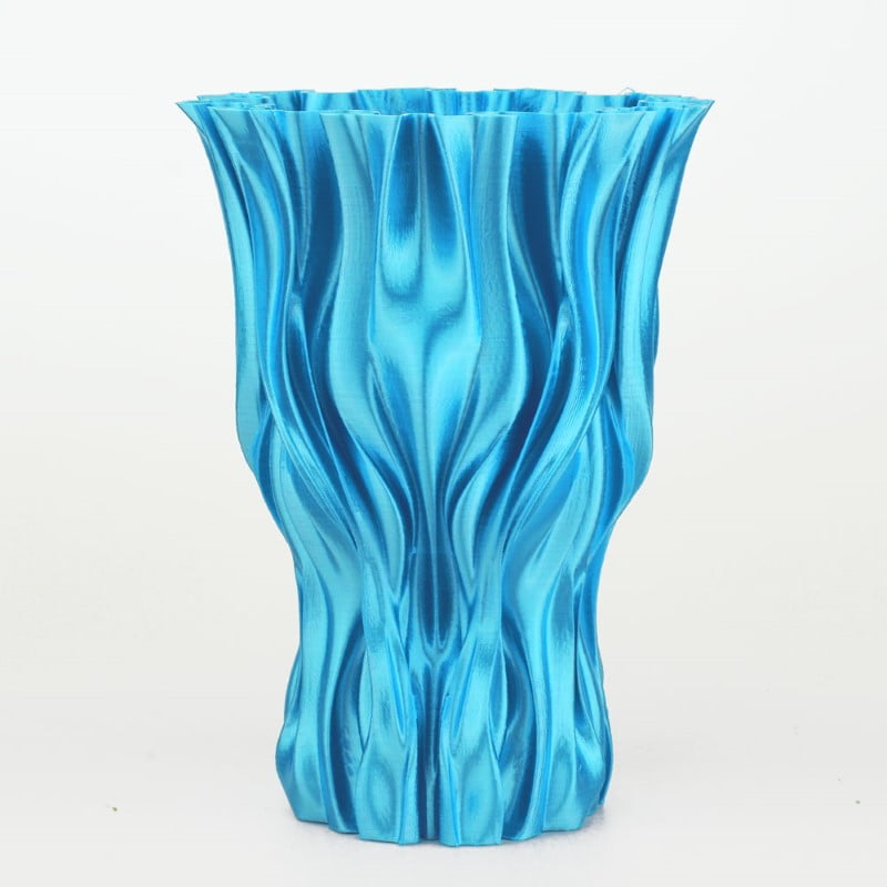 PLA 10m (Amostra) Silk Sky Blue - Azurefilm - Image 4