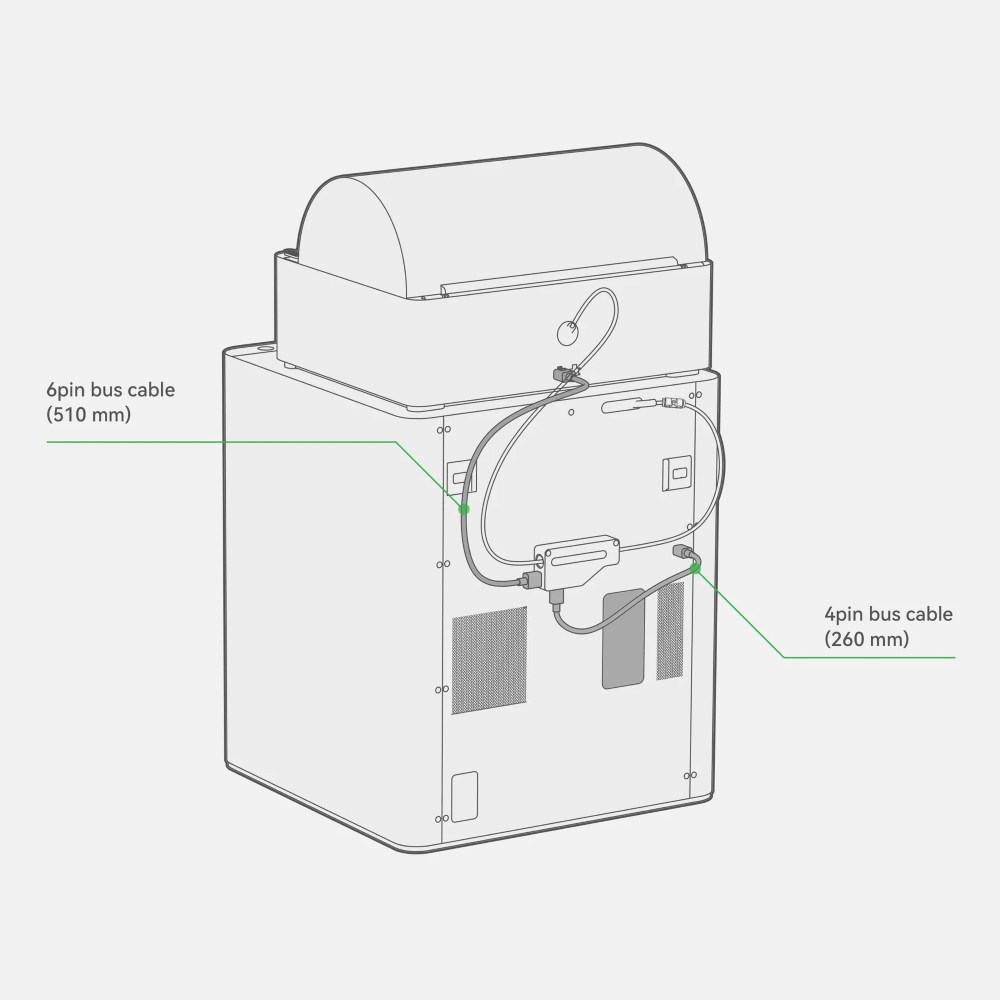 Bambu Bus Cable (6pin Buffer to AMS) - Bambu Lab - Image 2