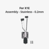 0.2mm Complete Hotend Assembly with Hardened Steel nozzle - X1E (Hotend completo Nozzle Aço Inoxidável) - Bambu Lab