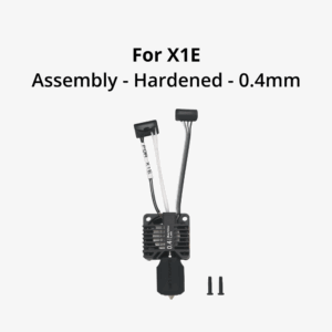 0.4mm Complete Hotend Assembly with Hardened Steel nozzle - X1E (Hotend completo Nozzle Aço Endurecido) - Bambu Lab