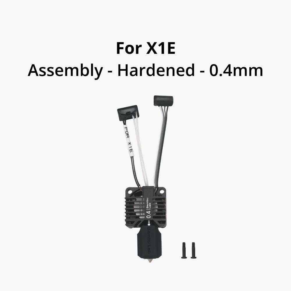 0.2mm Complete Hotend Assembly with Hardened Steel nozzle - X1E (Hotend completo Nozzle Aço Inoxidável) - Bambu Lab - Image 2
