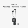 0.2mm Complete Hotend Assembly with Hardened Steel nozzle - X1E (Hotend completo Nozzle Aço Inoxidável) - Bambu Lab