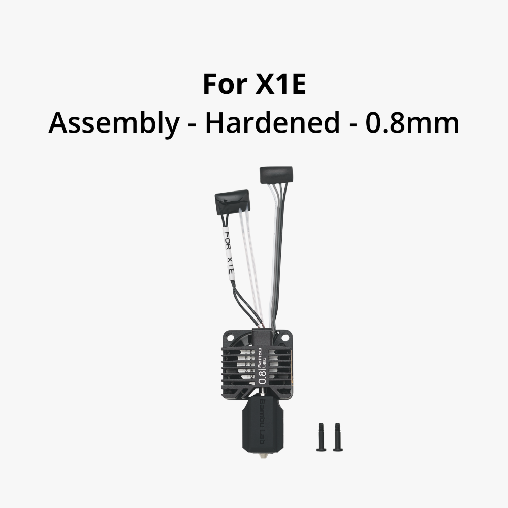 0.2mm Complete Hotend Assembly with Hardened Steel nozzle - X1E (Hotend completo Nozzle Aço Inoxidável) - Bambu Lab - Image 4