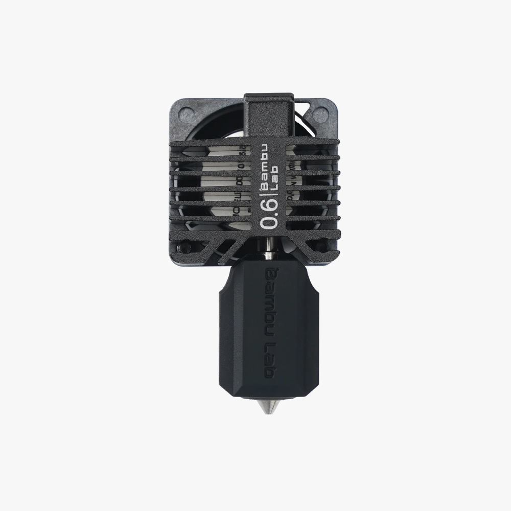 0.6mm Complete Hotend Assembly - X1 Series (Hotend completo com Nozzle de Aço Endurecido) - Bambu Lab