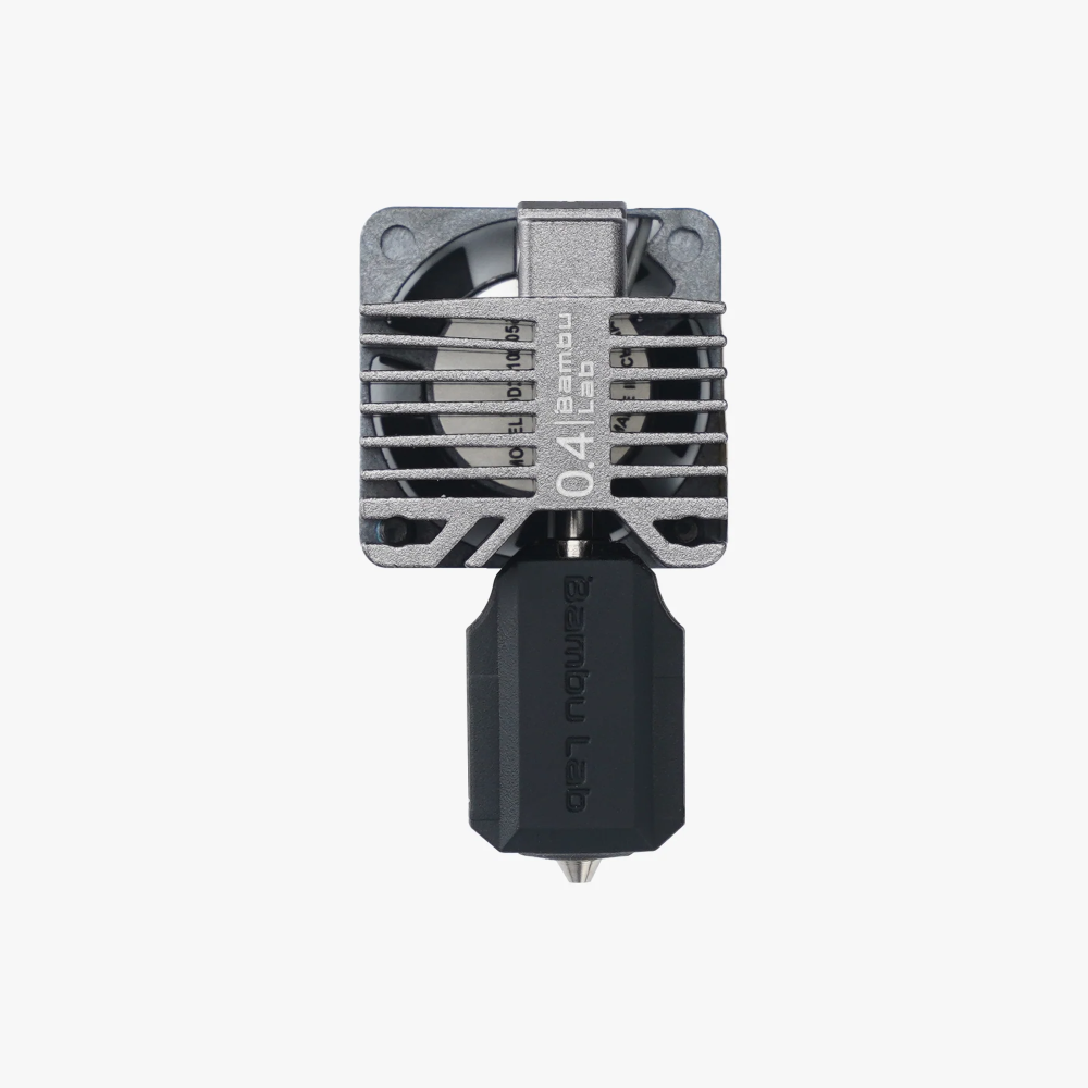 0.4mm Complete Hotend Assembly - X1 Series (Hotend completo com Nozzle de Aço Inoxidável) - Bambu Lab