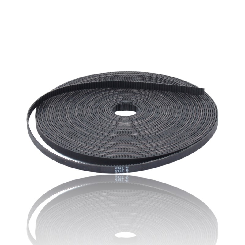 1m Correia GT2 6mm largura Reforçada com Aço ( GT2 timing belt PU steel wire ) - AIMSOAR