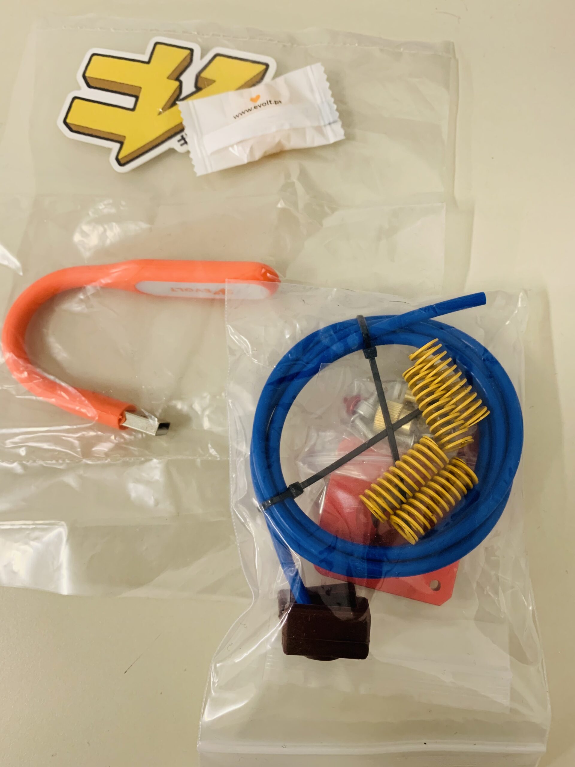 KIT Completo Tubo PTFE Azul + 4 Molas + Extrusor Creality de Metal Vermelho (Extruder compatível com bowden CR10S-PRO, MAX, CR-10, Ender ) - AIMSOAR - Image 10