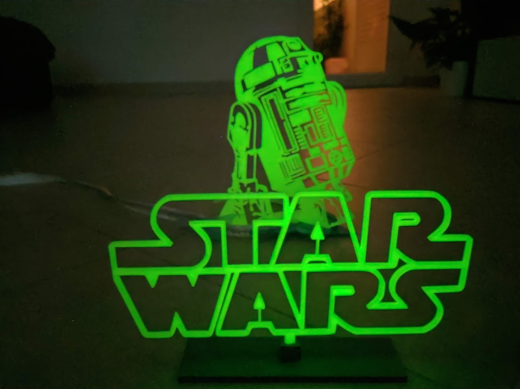 PLA HD 300g PHOSPHORESCENT Glow in the dark Verde Alien Green - WINKLE - Image 4