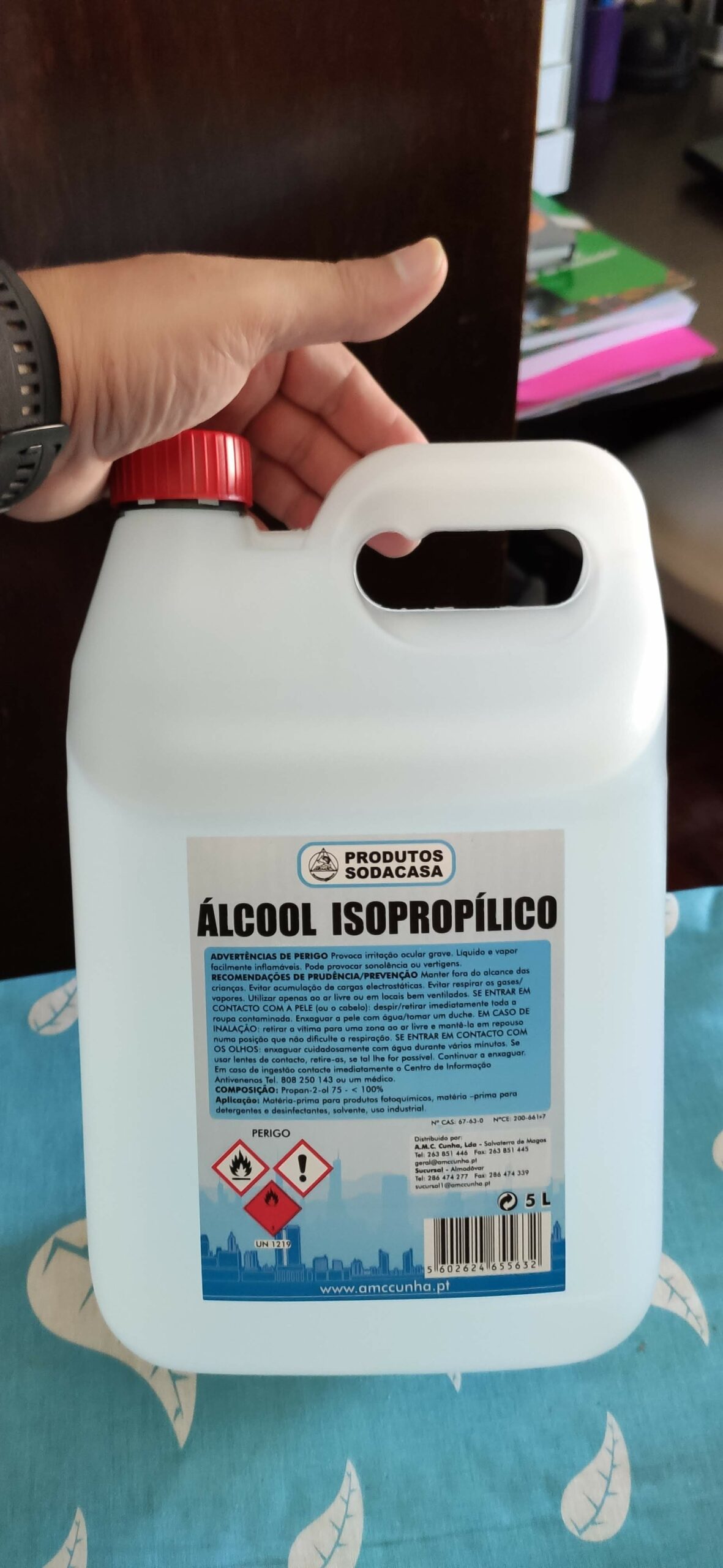 Álcool Isopropílico 5L (Isopropanol 5 Litros >99%) - EVOLT - Image 3