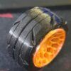 TPU 50g (Amostra) Flexible Filament Hardness 98A Black - Azurefilm