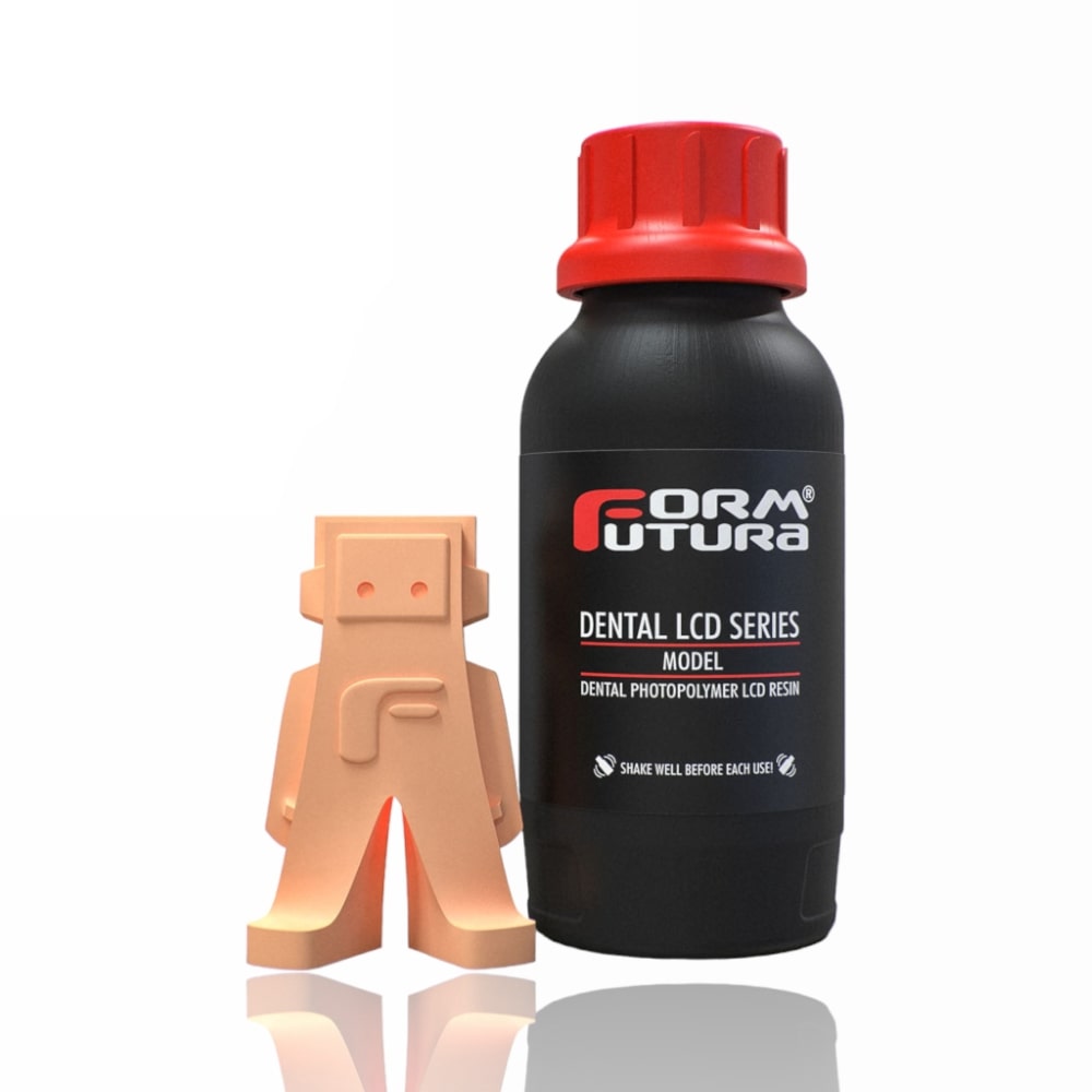 500ml Dental LCD Series Resina Impressão 3D LCD e DLP UV (385 - 420nm) Gypsum Peach - FORMFUTURA 1 - Image 5