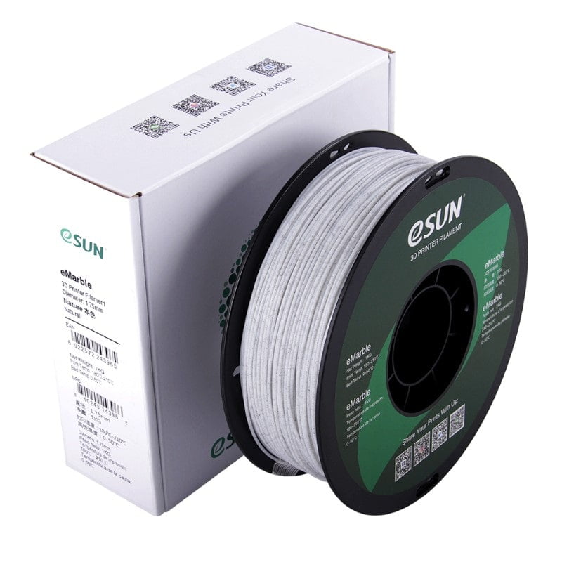 eMarble PLA 1kg Nature ( mármore ) - ESUN - Image 2