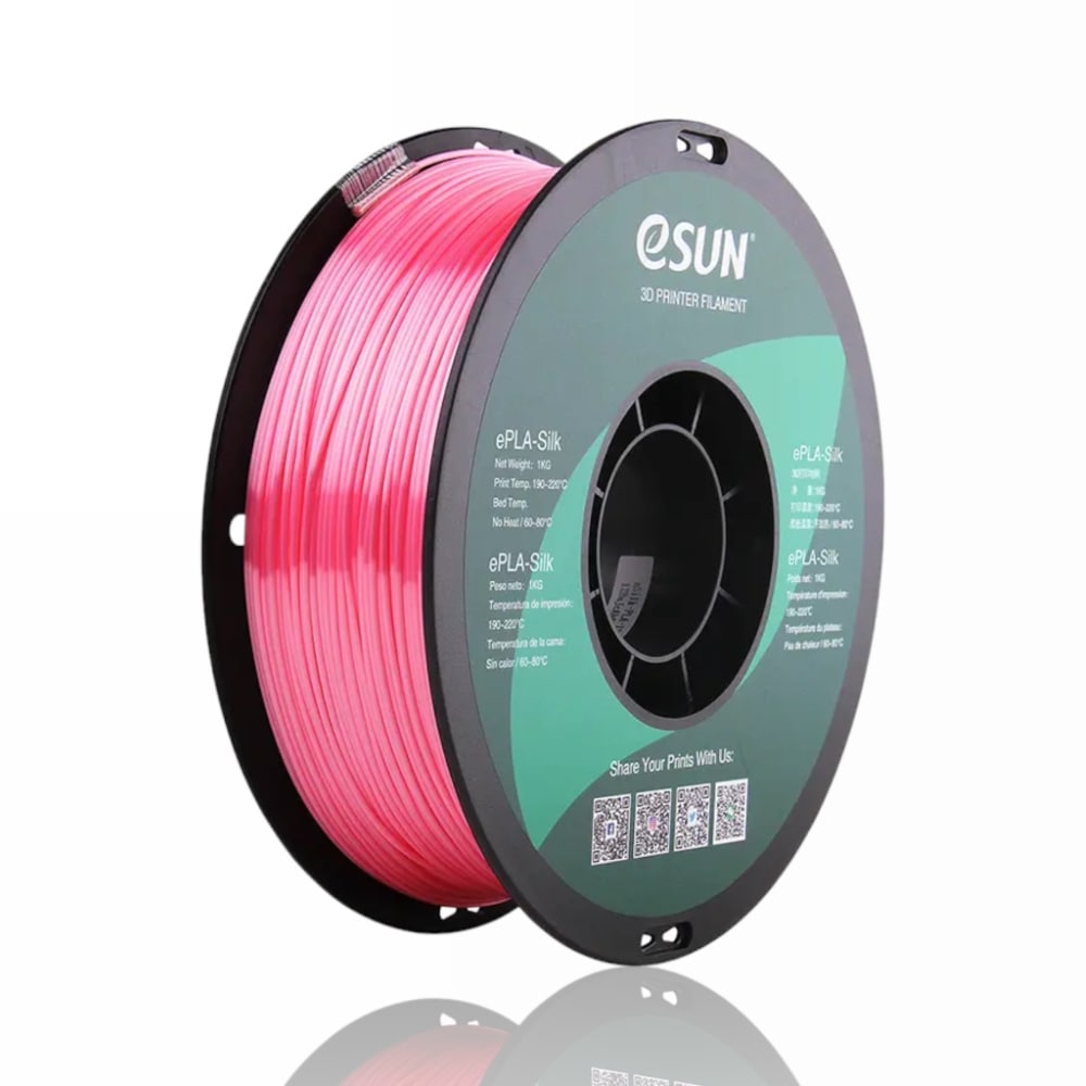 eSILK PLA Silk 1kg Pink - ESUN