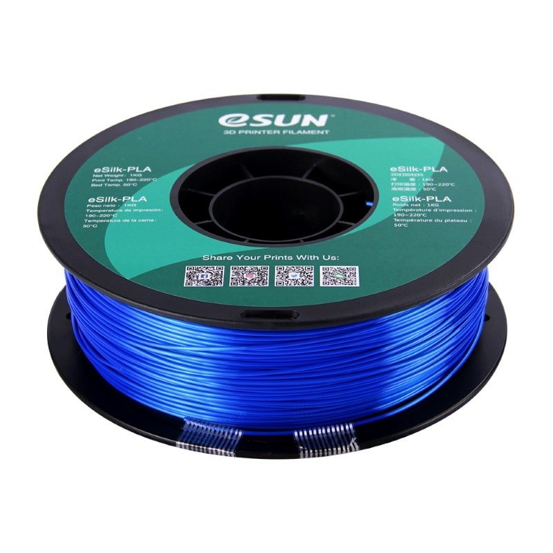 eSILK PLA Silk 1kg Blue - ESUN - Image 5