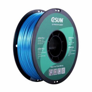 eSILK PLA Silk 1kg Cyan Light Blue - ESUN