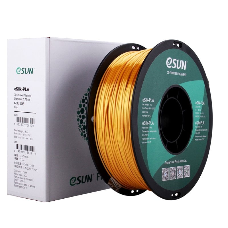 eSILK PLA Silk 1kg Metal Gold - ESUN - Image 9