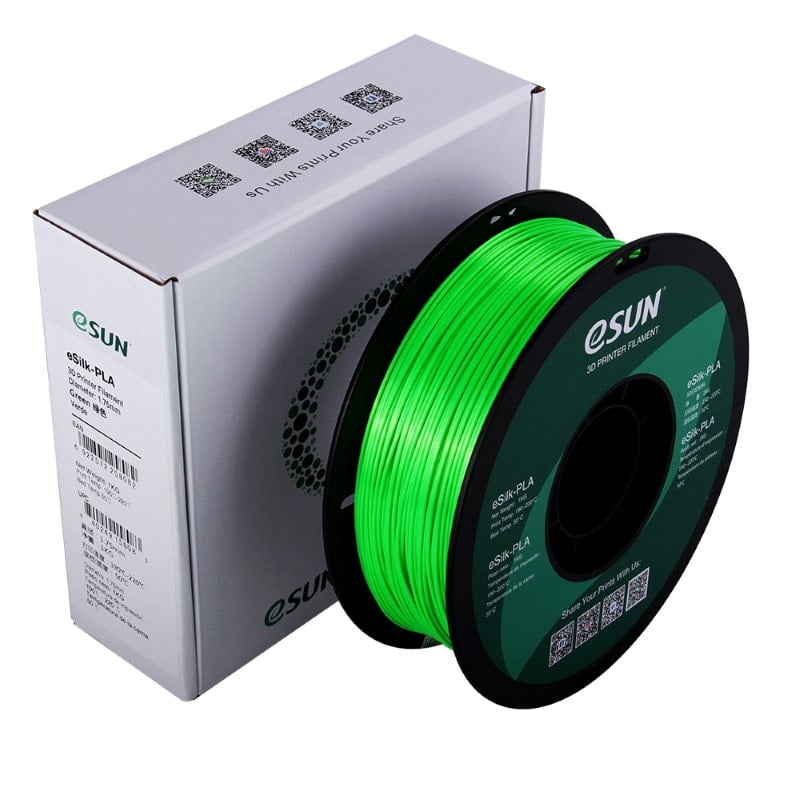 eSILK PLA Silk 1kg Green - ESUN - Image 3
