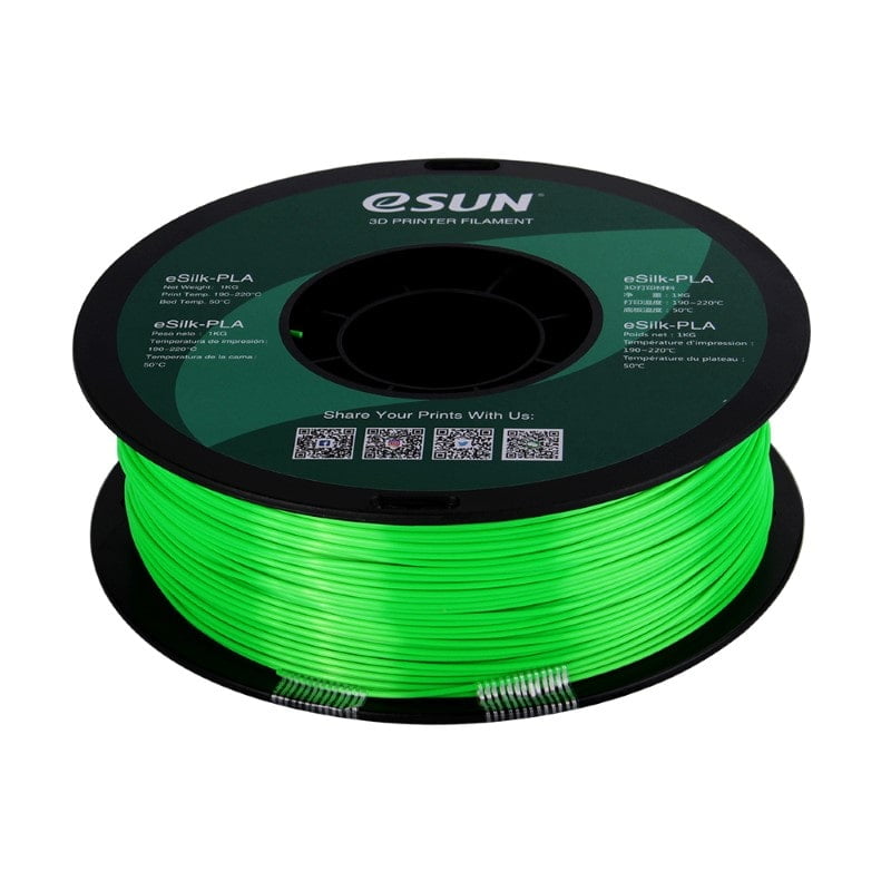eSILK PLA Silk 1kg Green - ESUN - Image 6