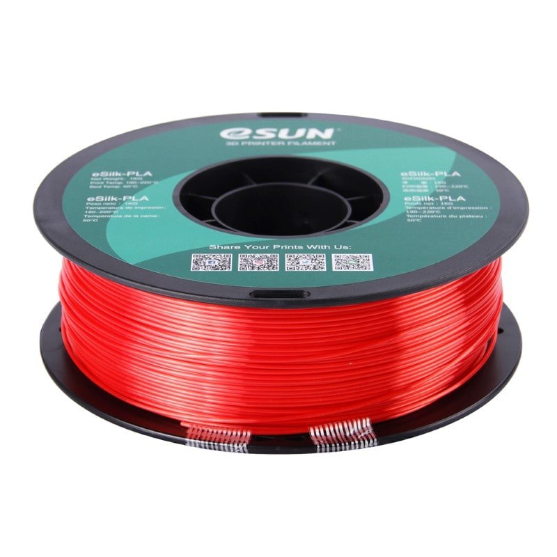 eSILK PLA Silk 1kg Red - ESUN - Image 4