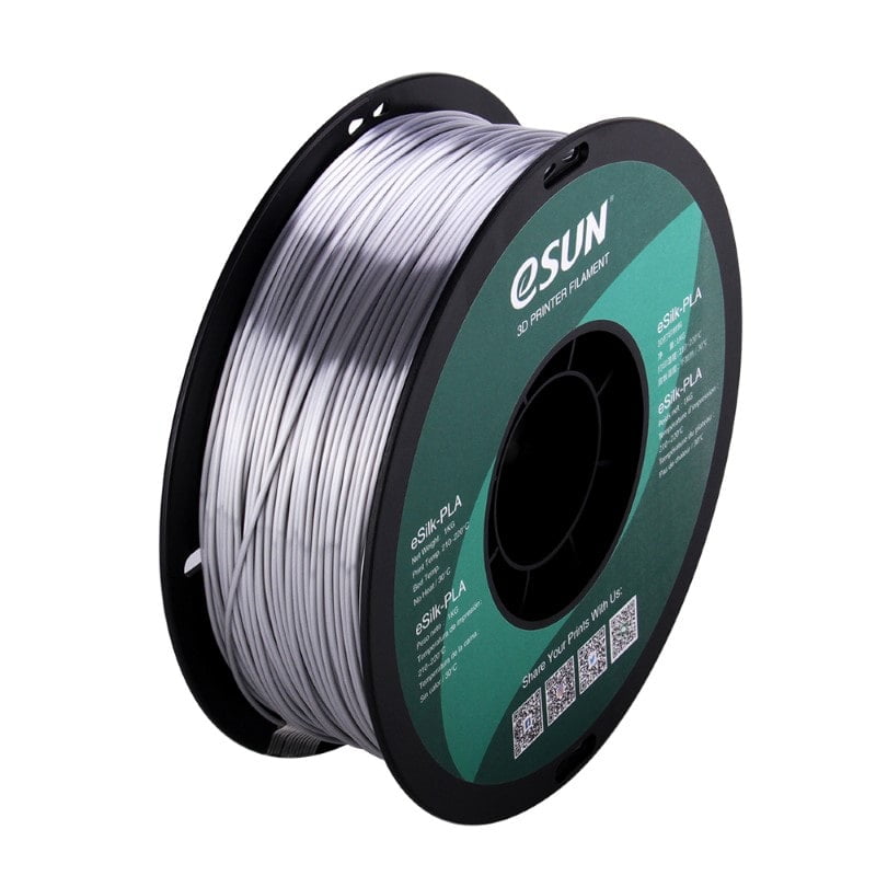 eSILK PLA Silk 1kg Metal Silver - ESUN - Image 2