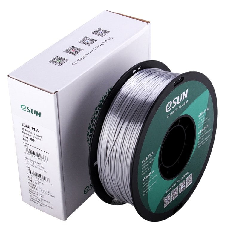 eSILK PLA Silk 1kg Metal Silver - ESUN - Image 8
