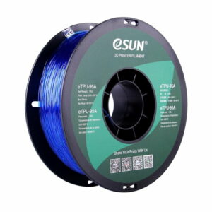 eTPU 95A 1kg Transparent Blue - ESUN