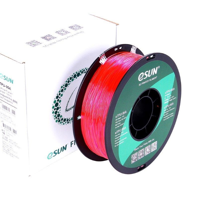 eTPU 95A 1kg Transparent Pink - ESUN - Image 10