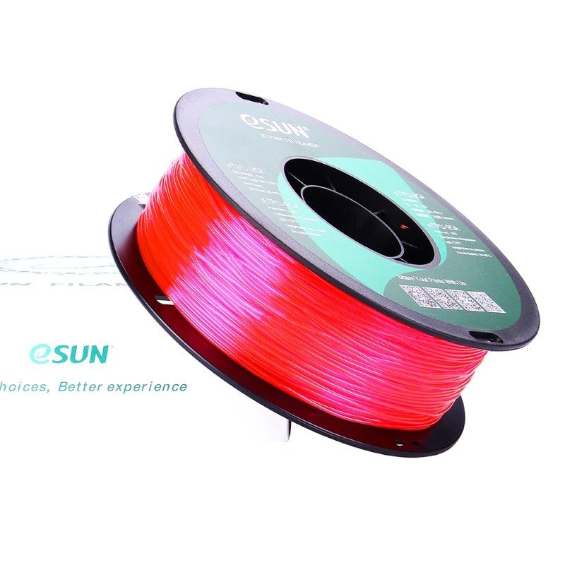 eTPU 95A 1kg Transparent Pink - ESUN - Image 4