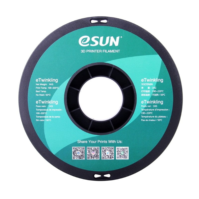 eTwinkling PLA 1kg Blue (Glitter) - ESUN - Image 5