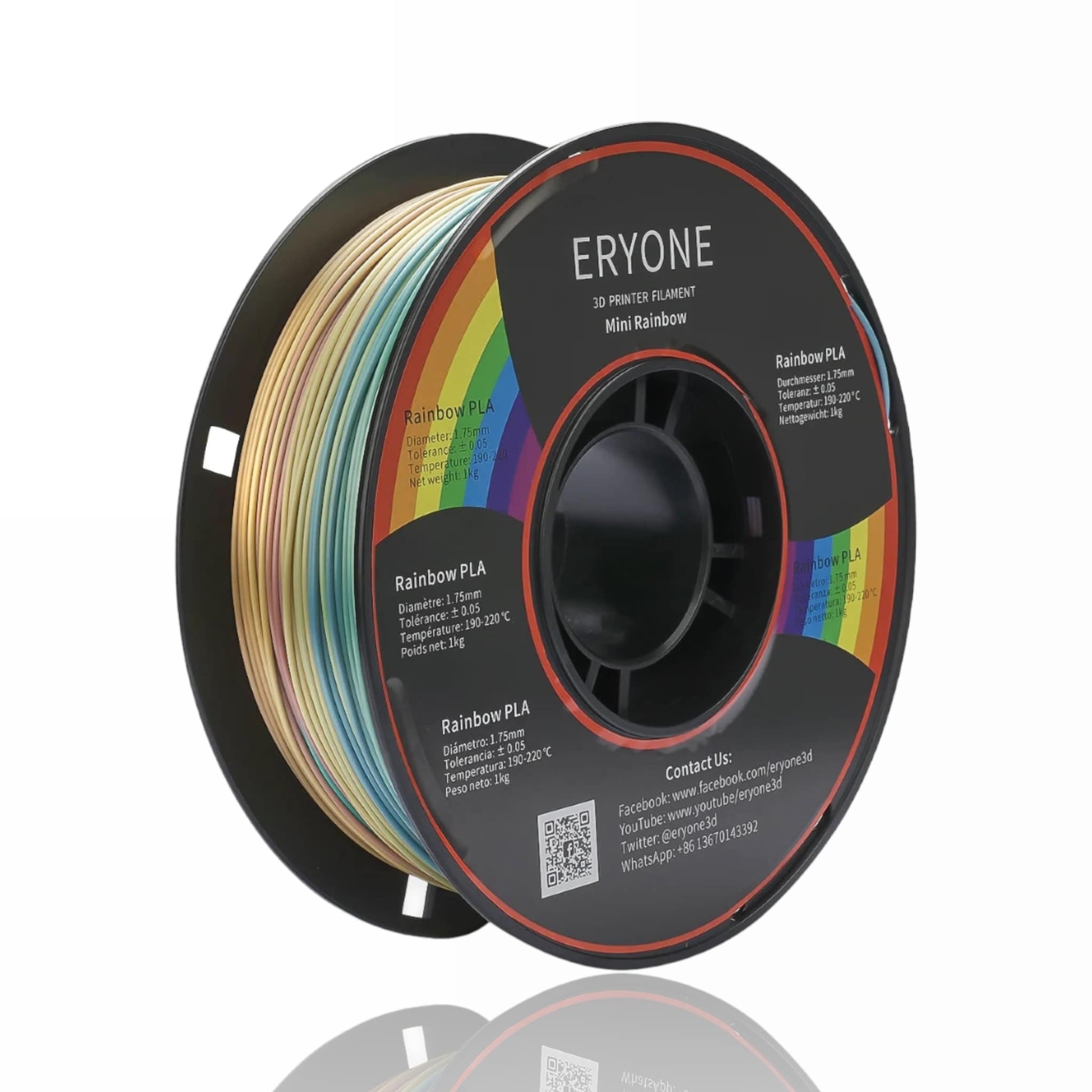 PLA Rainbow 1kg Mini - ERYONE - Image 2