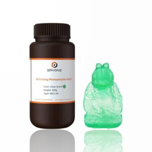 500g Resina Impressão 3D ABS-Like Clear Green - ERYONE