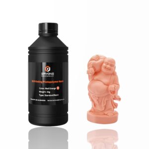 1000g Resina Impressão 3D Standard Red Wax (Red Orange) - ERYONE