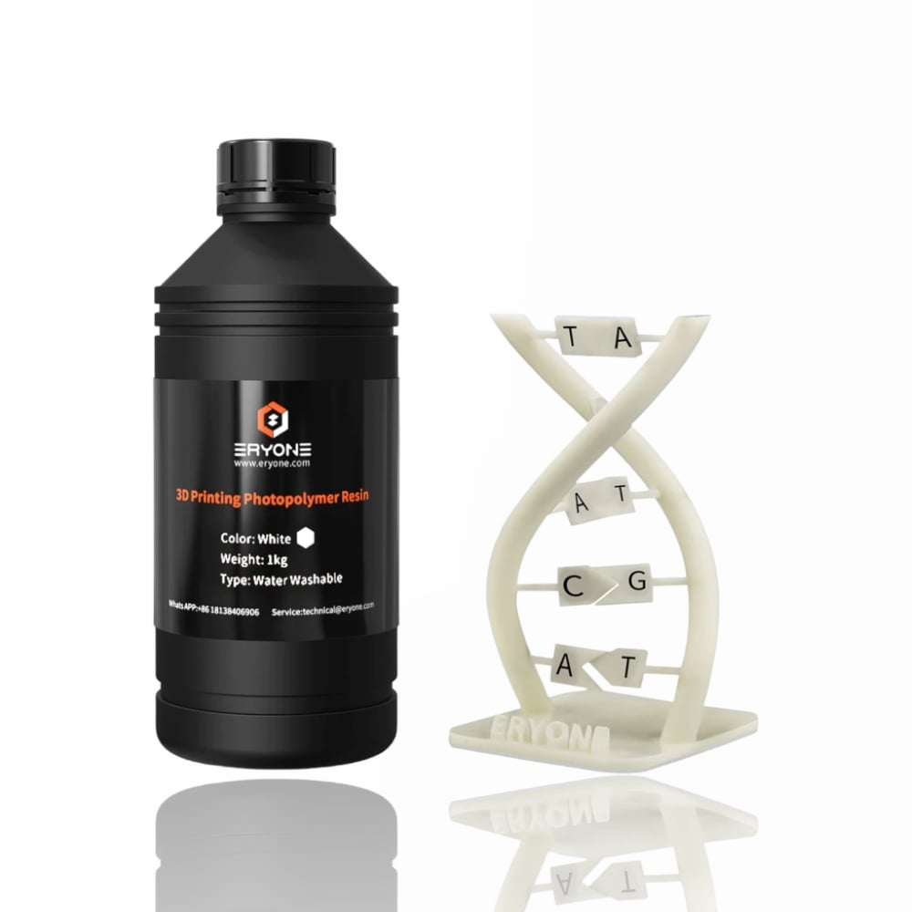 1000g Resina Impressão 3D White (Lavável em Água) - ERYONE