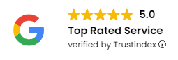 Top Rated Service verified by Trustindex