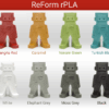 PLA ReForm rPLA 1kg Black (Reciclado) - FORMFUTURA