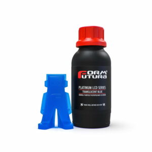 500ml Platinum LCD Series Resina Impressão 3D LCD e DLP UV (385 - 420nm) Translucent Blue - FORMFUTURA