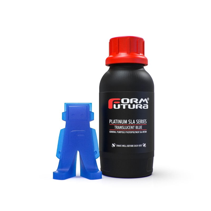 500ml Platinum SLA Series Resina Impressão 3D LCD e DLP UV (385 - 405nm) Solid Granite Black - FORMFUTURA - Image 3