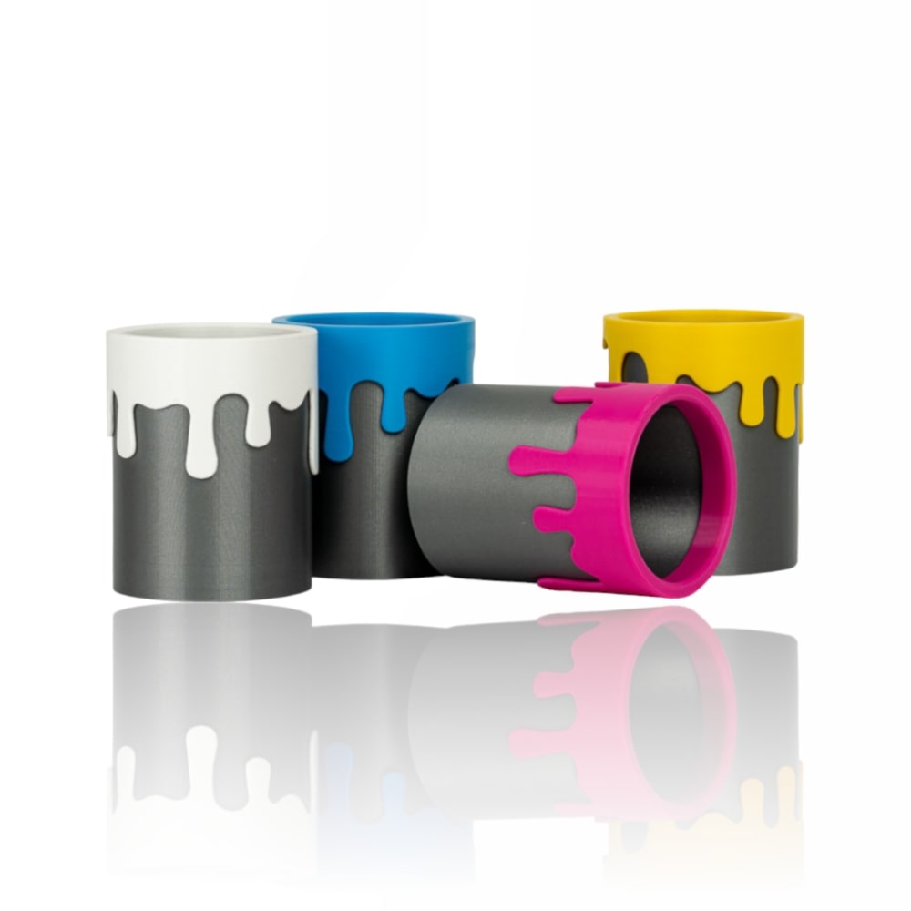 Easy PLA CMYK Set (Cyan, Magenta, Yellow and Litophane White) - Fiberlogy - Image 4