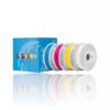 Easy PLA CMYK Set (Cyan, Magenta, Yellow and Litophane White) - Fiberlogy