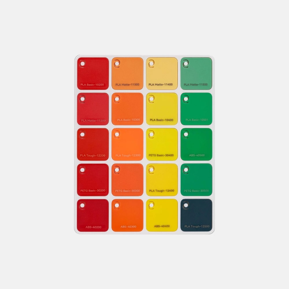 Bambu Filament Swatches (Pack Amostras) - Bambu Lab - Image 3