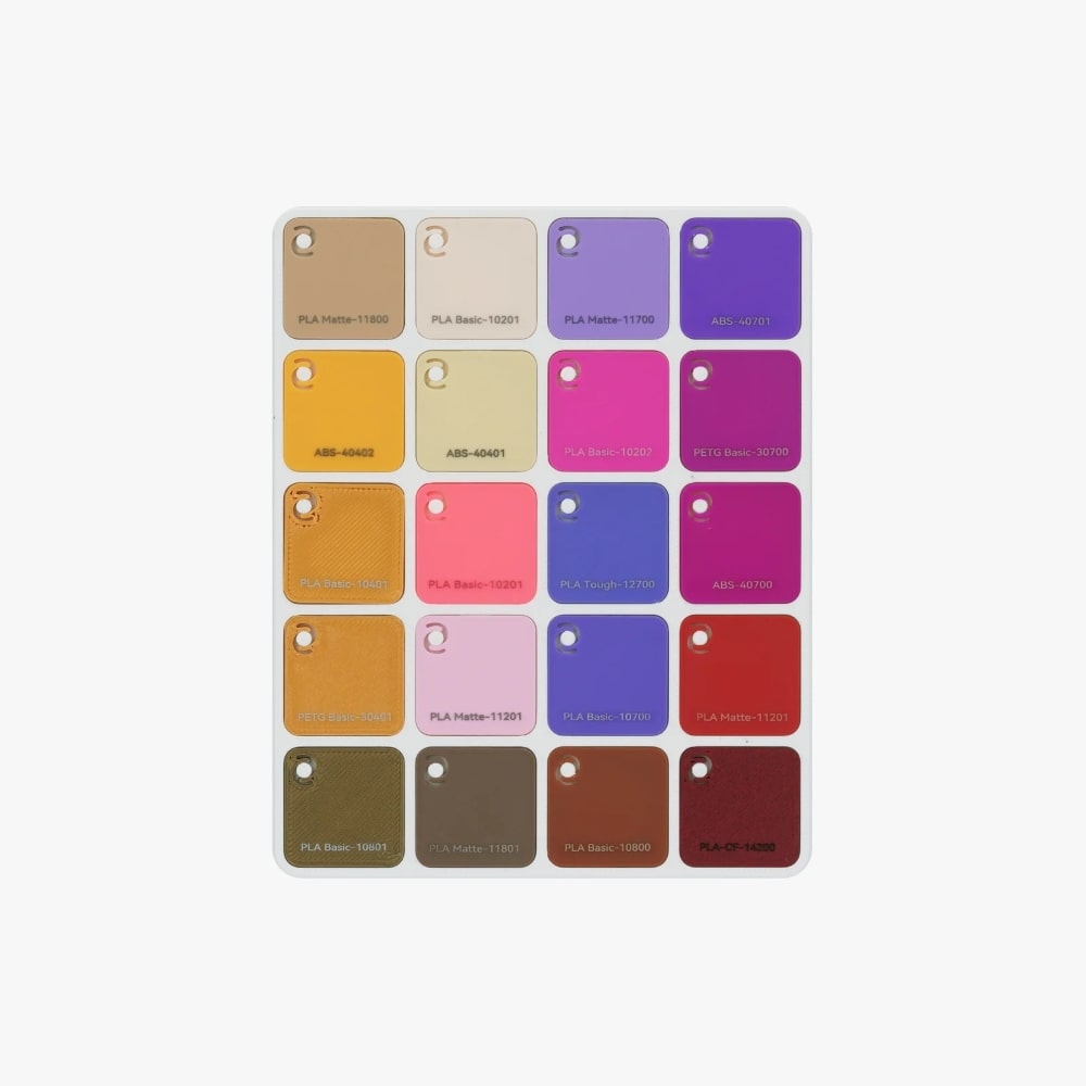 Bambu Filament Swatches (Pack Amostras) - Bambu Lab - Image 4