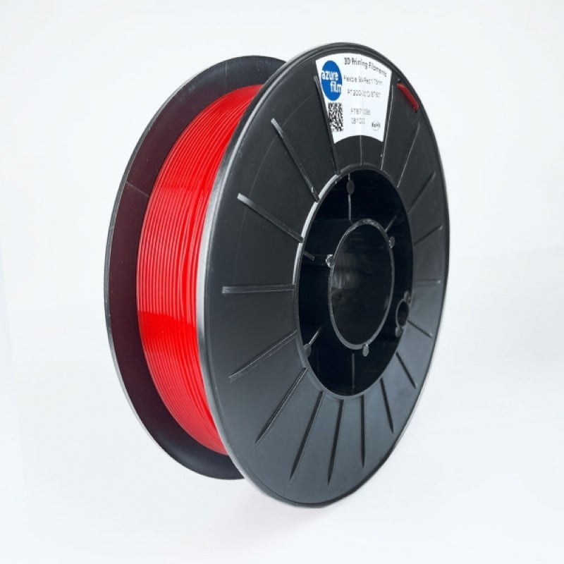 TPU 300g Flexible Filament Hardness 98A Red - Azurefilm - Image 14