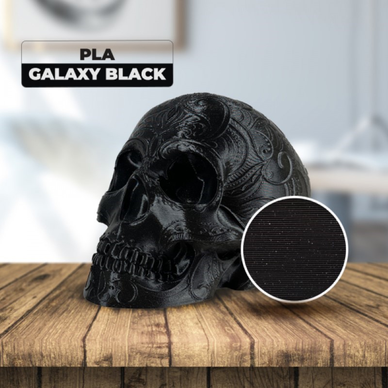 PLA 50g (Amostra) Galaxy Black - Azurefilm - Image 2