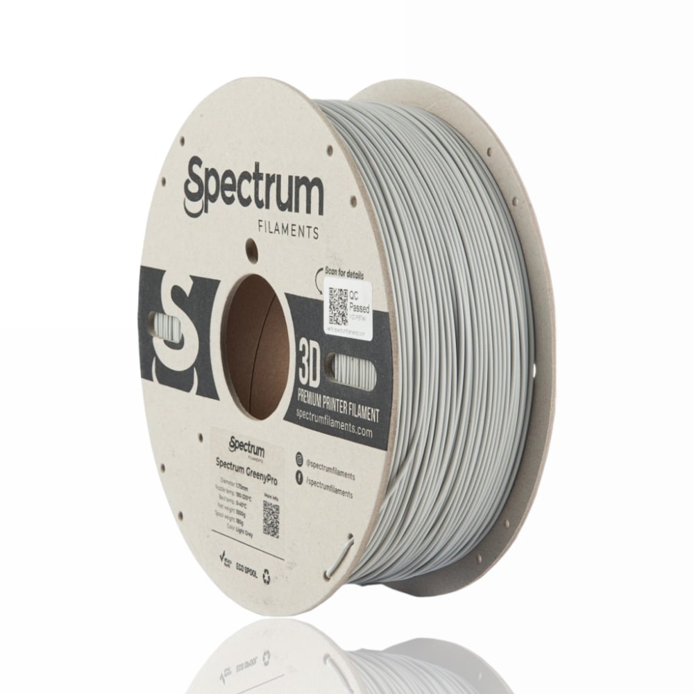 GreenyPRO PLA 1kg Dark Grey - Spectrum Filaments - Image 3