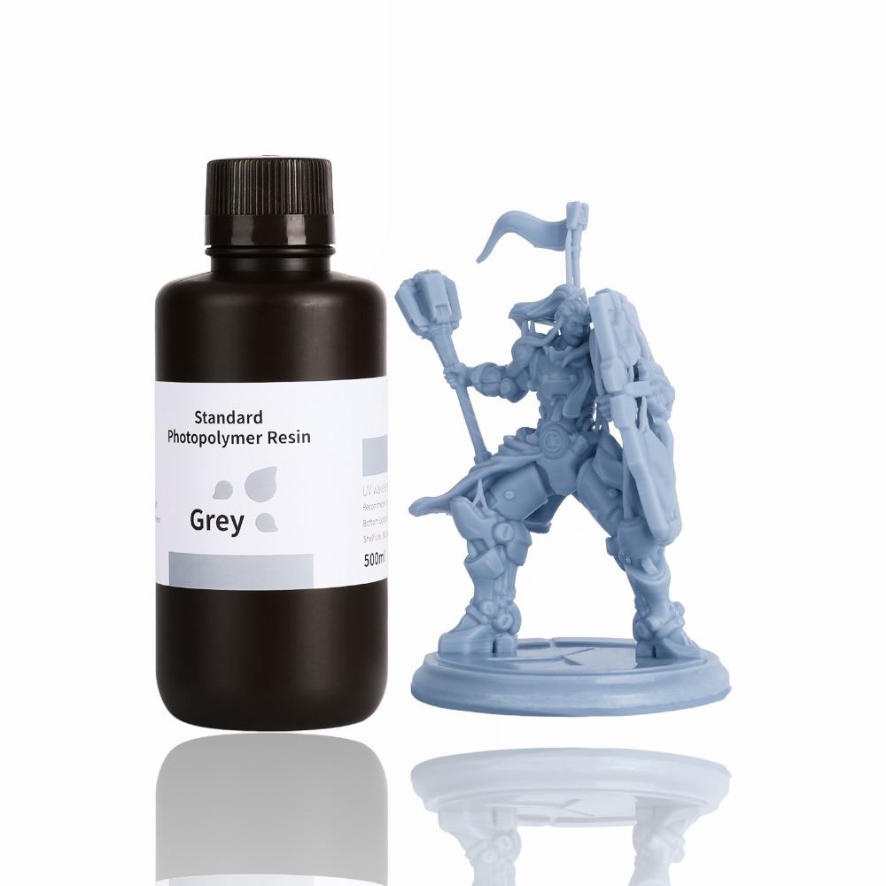 500g Resina Impressão 3D Standard LCD UV Grey - Elegoo Mars
