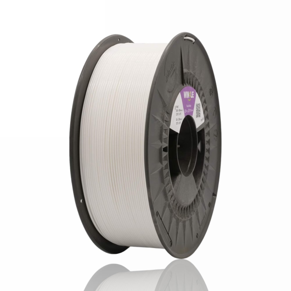 PLA HIGH SPEED 10m (Amostra) Blanco Glaciar Glacier White - WINKLE - Image 2